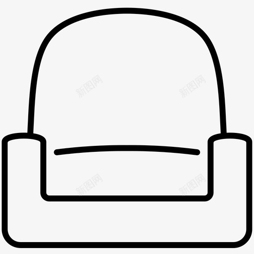 采购产品沙发扶手椅家具svg_新图网 https://ixintu.com 家具 采购 产品 沙发 扶手 室内 家居装饰 轮廓