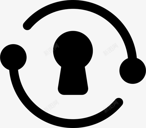钥匙链访问加密svg_新图网 https://ixintu.com 钥匙 访问 加密 数据 安全 安全区 区块 填充