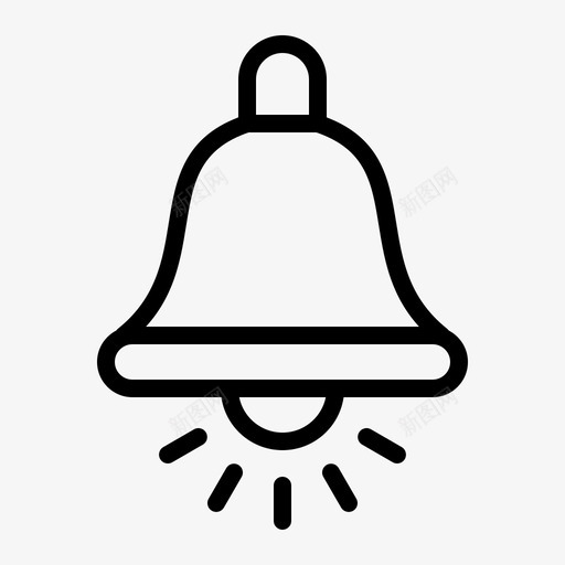 铃注意通知svg_新图网 https://ixintu.com 通知 注意 铃声 聚会