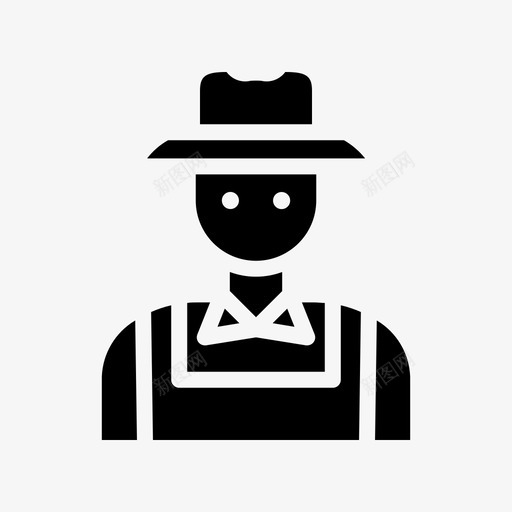 园丁化身农夫svg_新图网 https://ixintu.com 园丁 化身 农夫 职业 工作 园艺 工具
