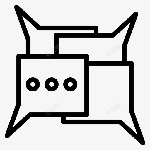 团队合作沟通信息svg_新图网 https://ixintu.com 沟通 技能 团队 合作 信息 谈话