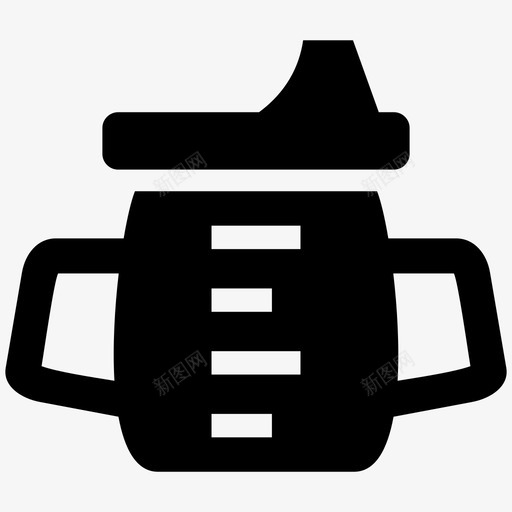小口奶瓶孩子svg_新图网 https://ixintu.com 小口 奶瓶 孩子 杯子 饮料