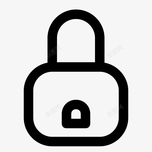 挂锁锁定设备网络svg_新图网 https://ixintu.com 挂锁 锁定 设备 网络设备 网络 轮廓