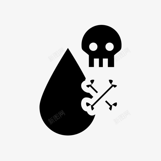 有毒水辐射放射性svg_新图网 https://ixintu.com 有毒 辐射 放射性 雨天