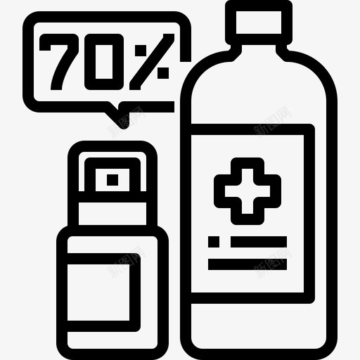酒精凝胶瓶子清洁svg_新图网 https://ixintu.com 酒精 凝胶 瓶子 清洁 医疗 药品 洗手