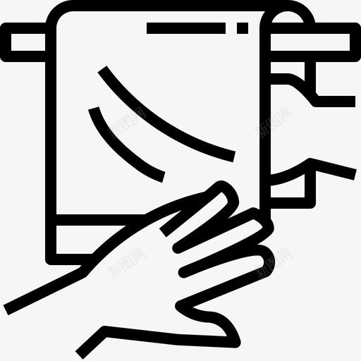 干手浴室干净svg_新图网 https://ixintu.com 干手 浴室 干净 毛巾 洗手