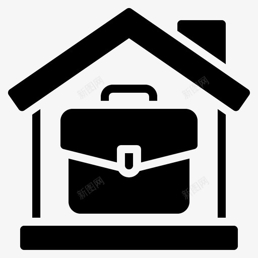 在家工作公文包家庭办公室svg_新图网 https://ixintu.com 在家 工作 公文包 家庭 办公室