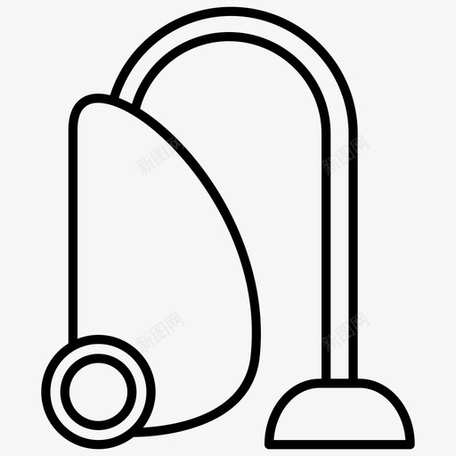 吸尘器清洁电气svg_新图网 https://ixintu.com 吸尘器 清洁 电气 机器 家用电器