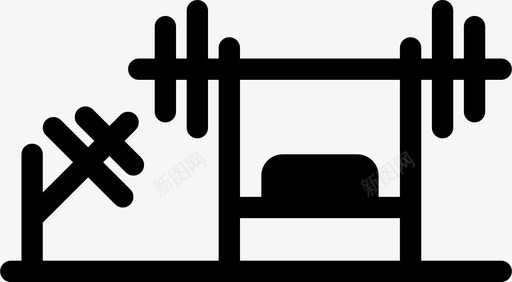 健身房运动员媒体svg_新图网 https://ixintu.com 健身房 运动员 媒体 体育 举重 锻炼 场地