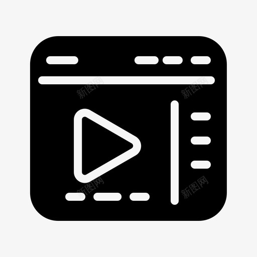 视频网站互联网视频在线视频svg_新图网 https://ixintu.com 视频 网站 互联网 在线视频 教程 用户界面 用户 体验