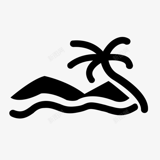 海滩度假海洋svg_新图网 https://ixintu.com 海滩 度假 海洋 夏天 旅游度假 旅游