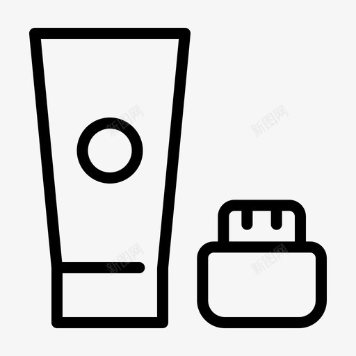 乳液香膏美容svg_新图网 https://ixintu.com 乳液 香膏 美容 治疗 健康 水疗 按摩