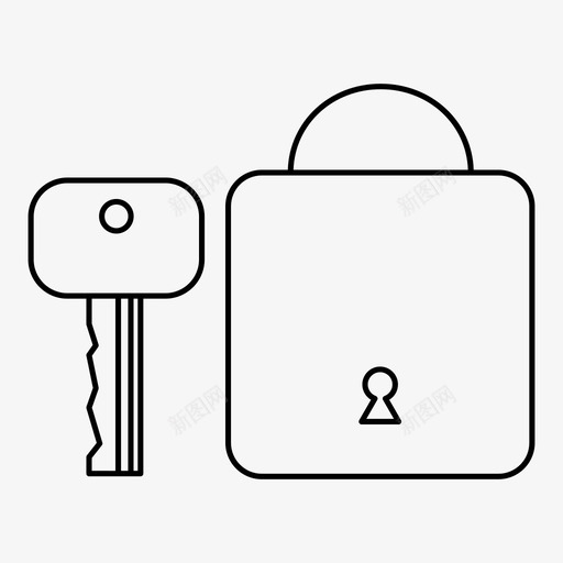 锁关私人svg_新图网 https://ixintu.com 保护 锁关 私人