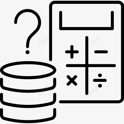 总预算计算器计数svg_新图网 https://ixintu.com 总预算 计算器 计数 财务会计 业务