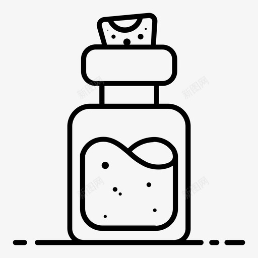药水和药草瓶子饮料svg_新图网 https://ixintu.com 药水 药草 瓶子 饮料