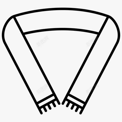 围巾衣服冷svg_新图网 https://ixintu.com 围巾 衣服 脖子 暖穿 冬天