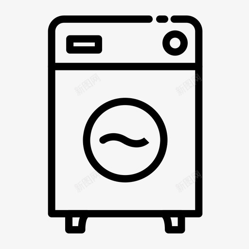 服装洗衣机svg_新图网 https://ixintu.com 服装 洗衣机