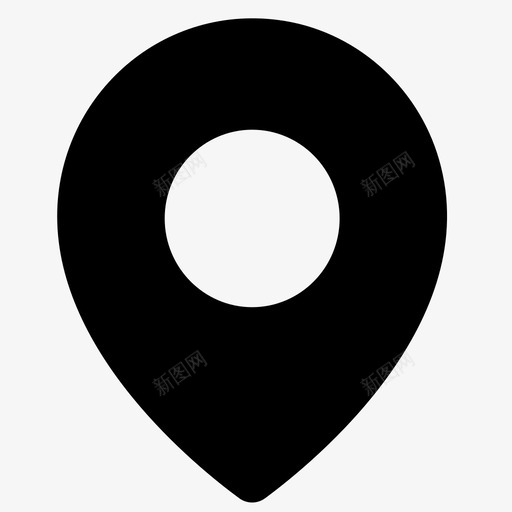 收货地址v2svg_新图网 https://ixintu.com 收货 地址 填充 圆润
