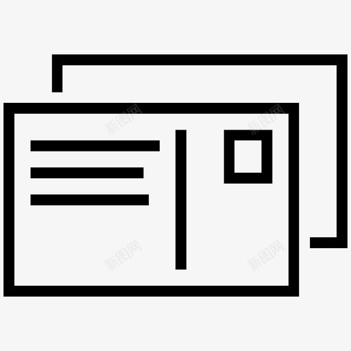 文档文件信件svg_新图网 https://ixintu.com 文档 文件 信件 纸张 书写 基本 图标