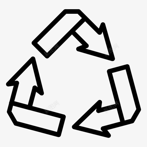 回收垃圾可回收svg_新图网 https://ixintu.com 回收 垃圾 可回收 再利用 持续