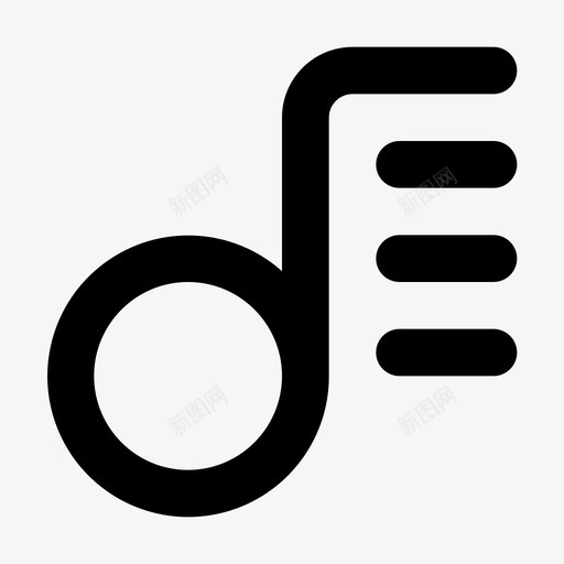 歌曲列表音频媒体svg_新图网 https://ixintu.com 歌曲 列表 音乐 音频 媒体 播放列表 播放器 界面