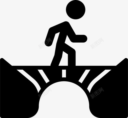 行人桥梁过街svg_新图网 https://ixintu.com 行人 桥梁 过街 人河 步行 社会