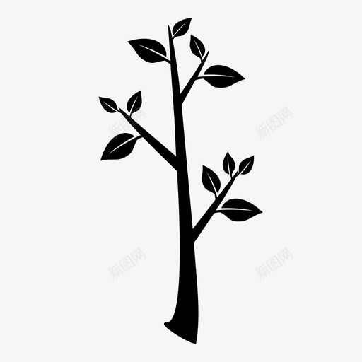 树生长生命svg_新图网 https://ixintu.com 生长 生命 自然 植物