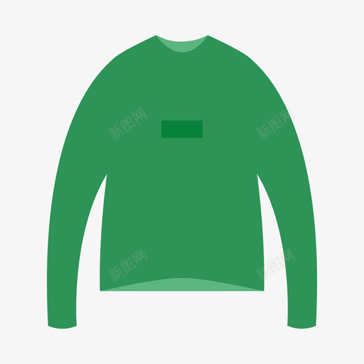 圆领卫衣svg_新图网 https://ixintu.com 圆领 卫衣