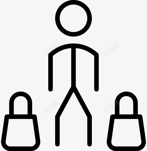 采购产品杂货袋子货物svg_新图网 https://ixintu.com 采购 产品 杂货 袋子 货物 包装 零售 购物 社会