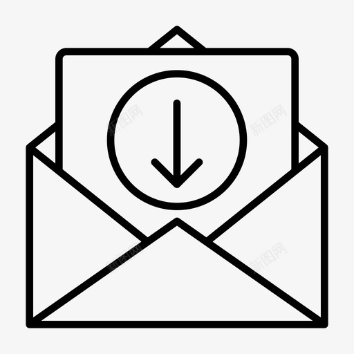 邮件保存下载消息svg_新图网 https://ixintu.com 邮件 保存 下载 消息 接收 银行 财务 热线