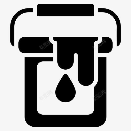 油漆桶建筑家修svg_新图网 https://ixintu.com 油漆 漆桶 建筑家 建筑 雕文