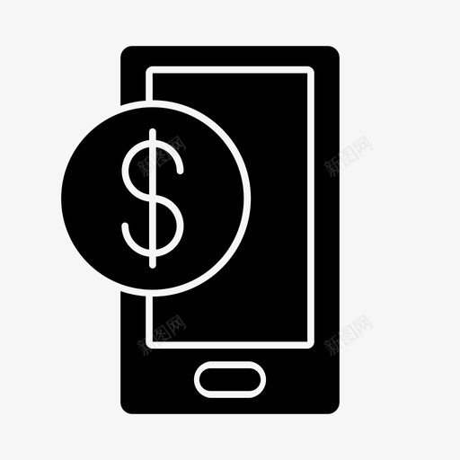 智能手机与金钱商业企业主svg_新图网 https://ixintu.com 智能 手机 金钱 商业 商业企业 企业主 金融 营销