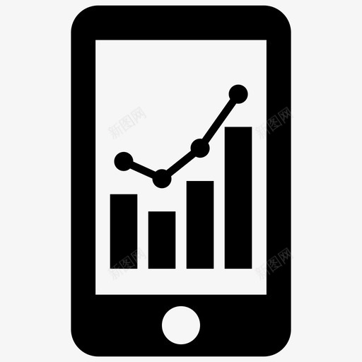 移动统计图表电话svg_新图网 https://ixintu.com 移动 统计 图表 电话 购物