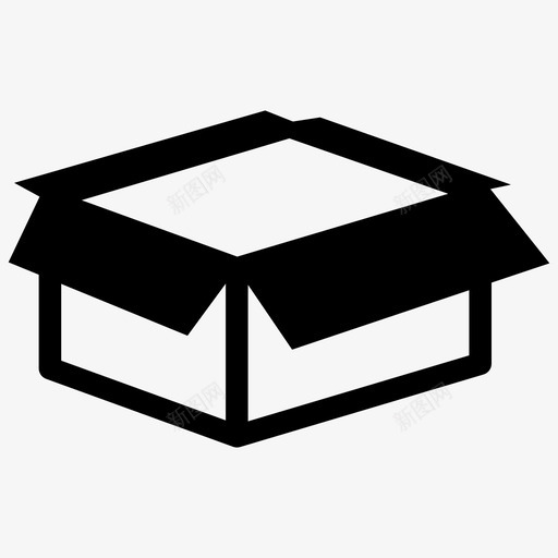 开箱包装包裹svg_新图网 https://ixintu.com 开箱 包装 包裹 产品 网上购物 部分