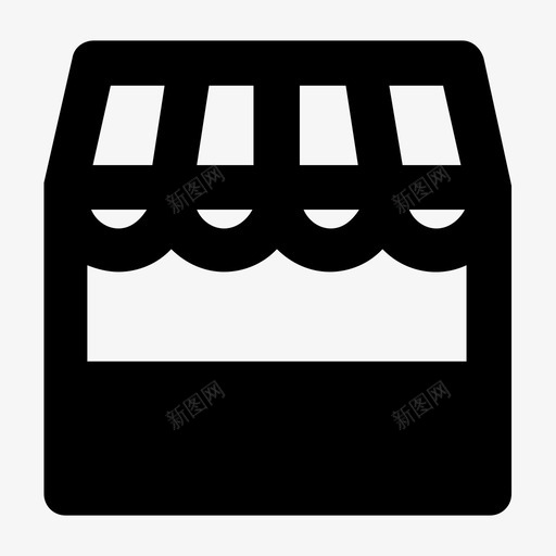 摊位小亭商店svg_新图网 https://ixintu.com 摊位 商店 小亭 街头