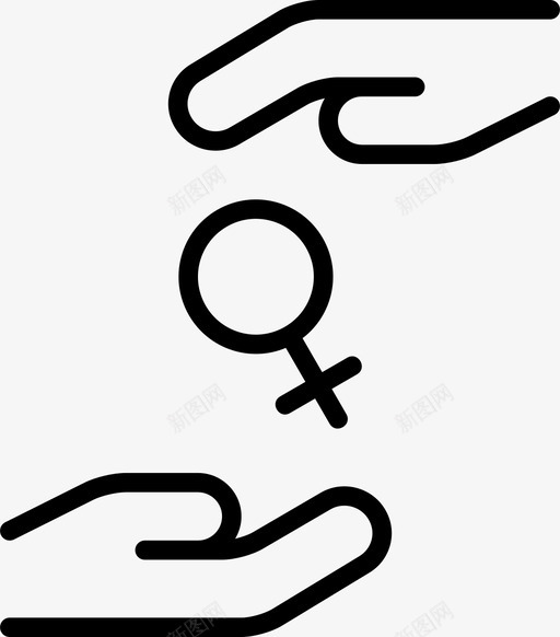 女人手握svg_新图网 https://ixintu.com 女人 人手 保护性 抓瘦
