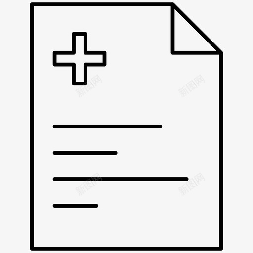 医疗报告医疗保险医疗大纲图标svg_新图网 https://ixintu.com 医疗 报告 医疗保险 大纲 图标