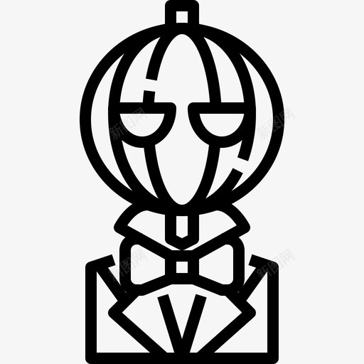 杰克的灯笼可怕幽灵svg_新图网 https://ixintu.com 杰克 灯笼 可怕 幽灵 恐怖 万圣节