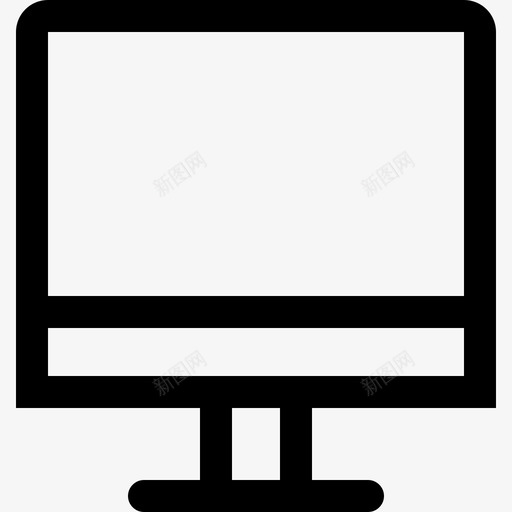 电脑一体机台式svg_新图网 https://ixintu.com 电脑 一体机 台式 电子 显示器 线式