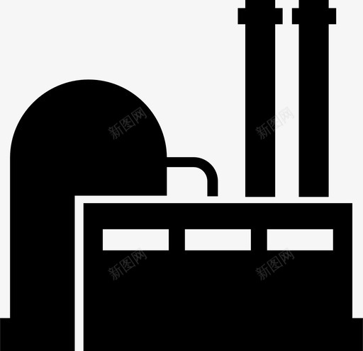 工厂建筑商业svg_新图网 https://ixintu.com 工厂 建筑 建筑商 商业 工业 制造业