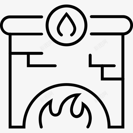 燃气壁炉取暖插件svg_新图网 https://ixintu.com 燃气 壁炉 取暖 插件 系统 工业