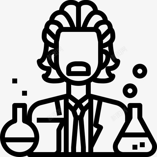 科学家化身化学svg_新图网 https://ixintu.com 实验室 科学家 化身 化学实验 科学 科学实验