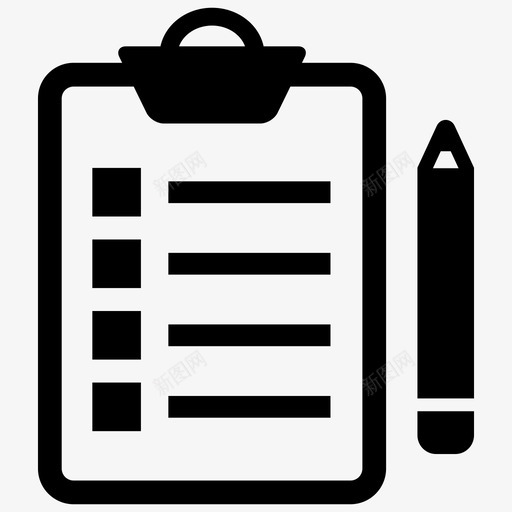 报告剪贴板列表svg_新图网 https://ixintu.com 笔记 报告 剪贴板 列表 网上购物 部分