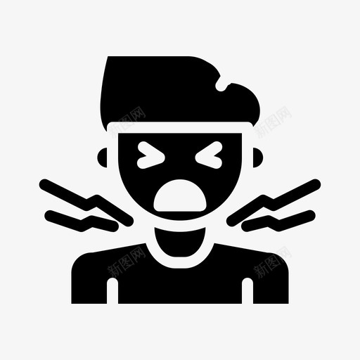 肩痛脖子人svg_新图网 https://ixintu.com 冠状 劳损 子人 病毒 肌肉酸痛 肩痛 脖子 酸痛