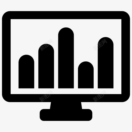 统计分析图表svg_新图网 https://ixintu.com 统计分析 图表 计算机 显示器 防病毒 互联网 安全 部分