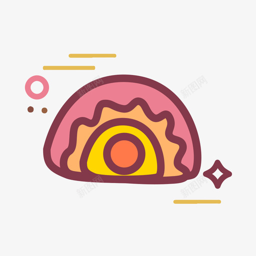 蛋黄酥svg_新图网 https://ixintu.com 蛋黄