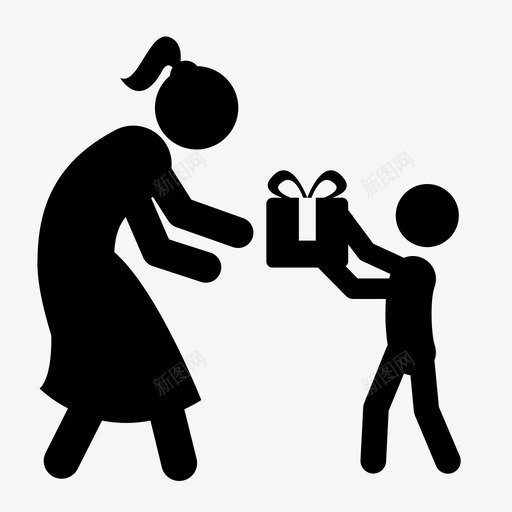 给母亲的礼物孩子家庭svg_新图网 https://ixintu.com 母亲 礼物 孩子 家庭 幸福 父母