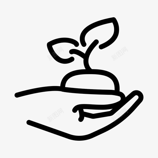 手工植物生长发芽svg_新图网 https://ixintu.com 手工 植物 生长 发芽 园艺 工具