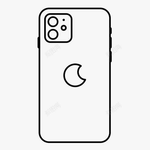 iphone11手机智能手机svg_新图网 https://ixintu.com 手机 智能