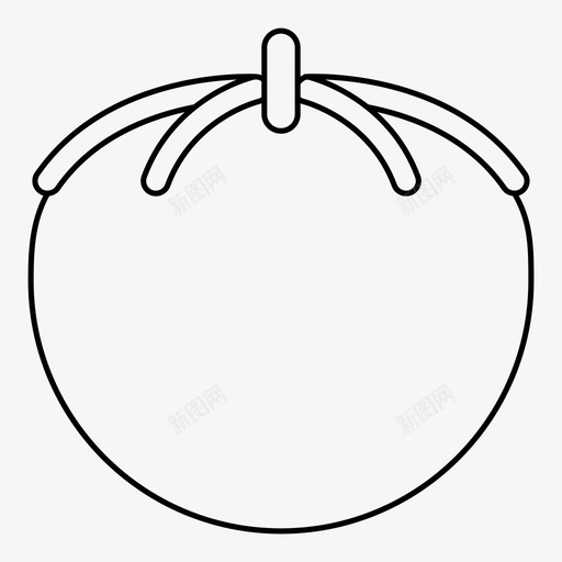 番茄食物素食者svg_新图网 https://ixintu.com 素食者 番茄 食物 蔬菜
